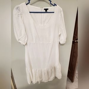 Ann Taylor Dress size 8 White Linen